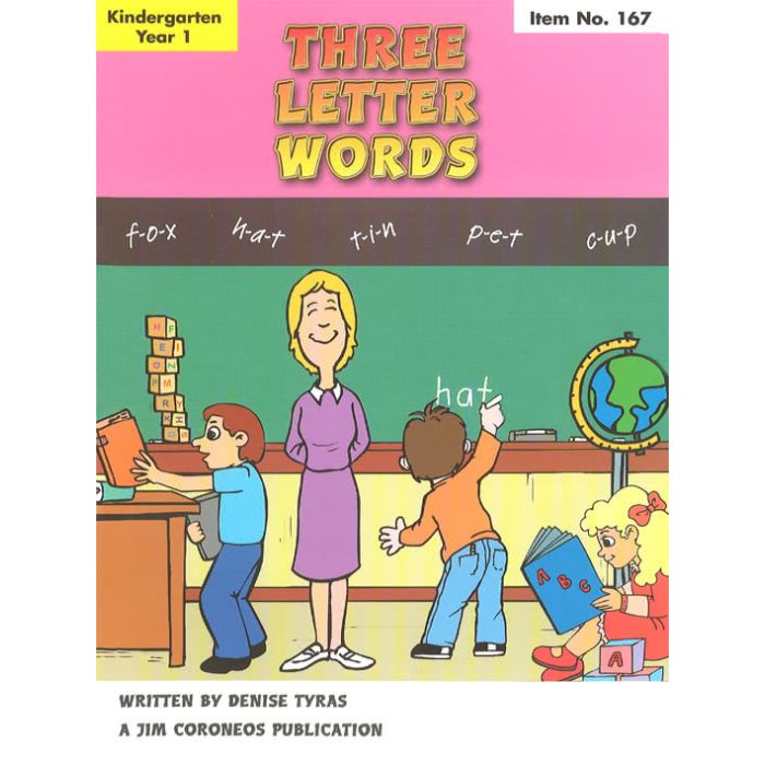 Early Learning Skills Book 2 Years K-1: Three Letter Words (No. 167)