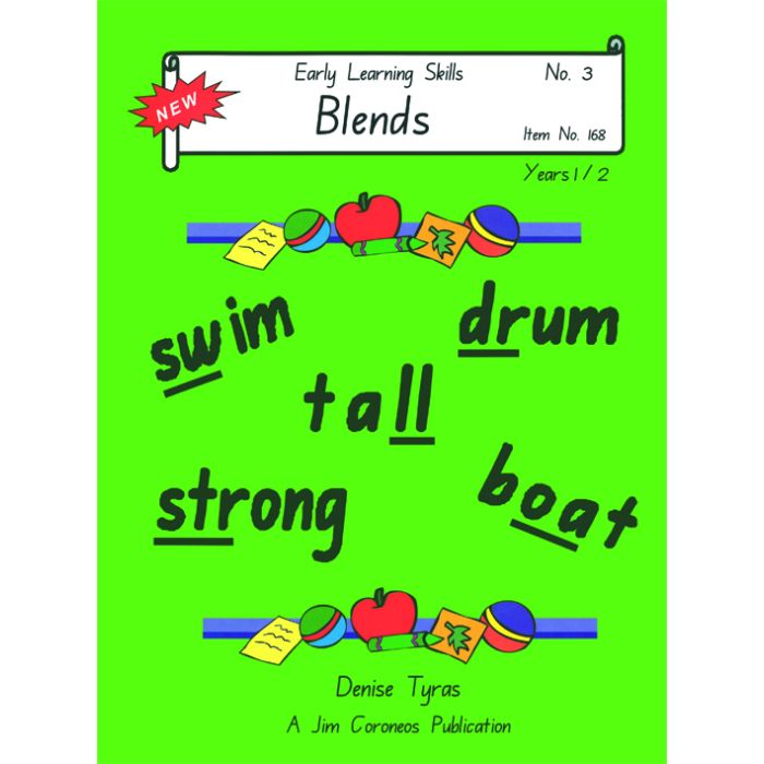 Early Learning Skills Book 3 Years 1-2: Blends (No. 168)