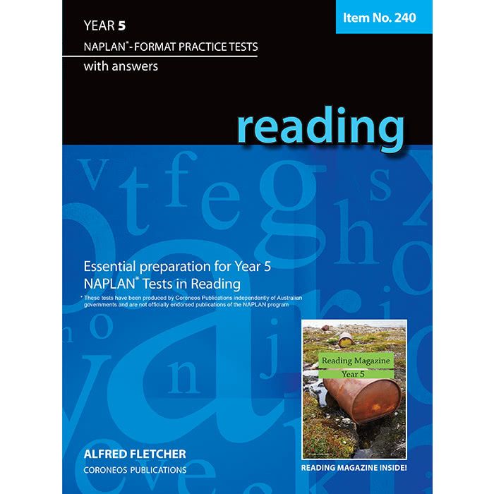 Reading Year 5 - NAPLAN* Format Practice Tests (Basic Skills No. 240)