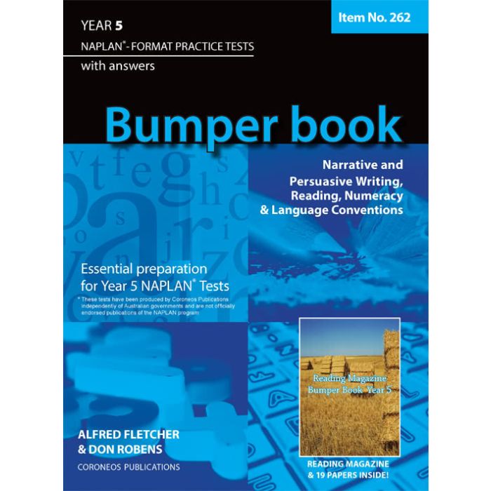 Bumper Book Year 5 NAPLAN* Format Practice Tests 2014 Edition (Item no. 262)