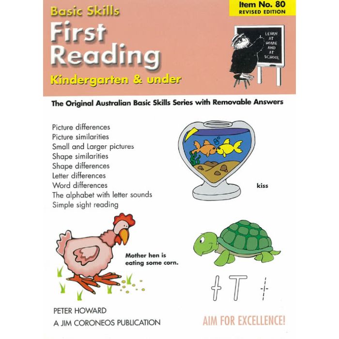 First Reading Yrs K and Under  (Basic Skills No. 80)
