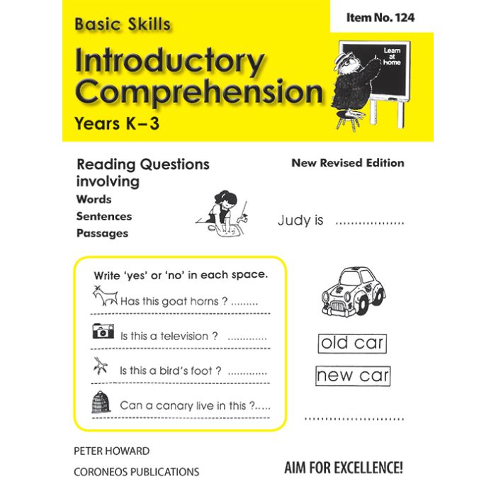 Introductory Comprehension Yrs K to 3 (Basic Skills 124)