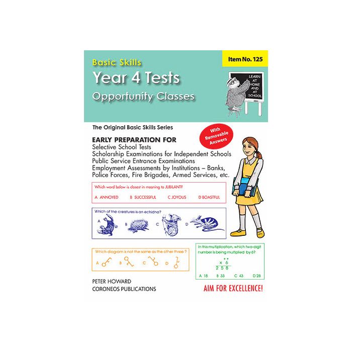 Year/Grade 4 Tests (O.C.) Multiple Choice Yrs 4-5 (Basic Skills No. 125)