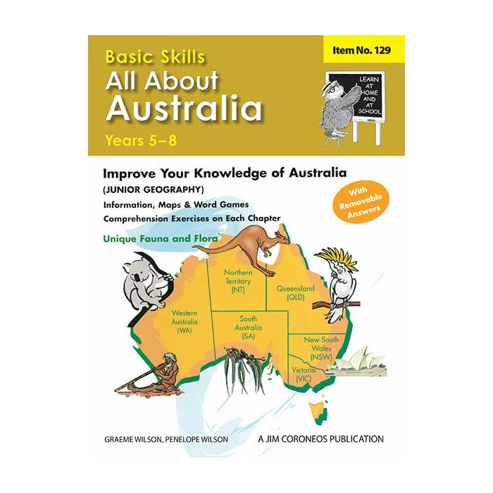 All About Australia Yrs 5-8 (Basic Skills No. 129)