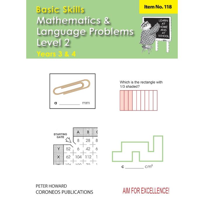 Basic Skills Maths & Language Problems Level 2   Yrs 3-4 (Basic Skills No. 118)