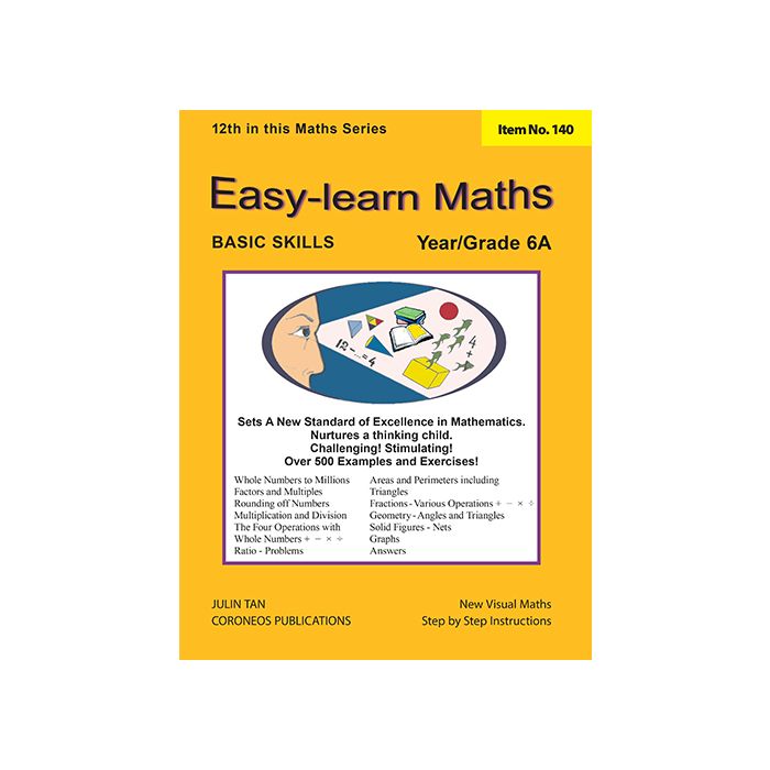 Basic Skills - Easy Learn Maths 6A (Basic Skills No. 140)