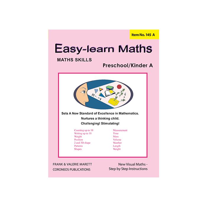 Basic Skills - Easy Learn Maths Pre / Kinder A (Basic Skills No. 145A)