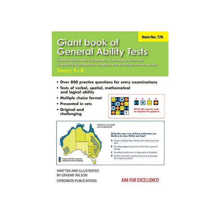 Giant book of General Ability Tests Years 5-8 (Basic Skills No. 176)