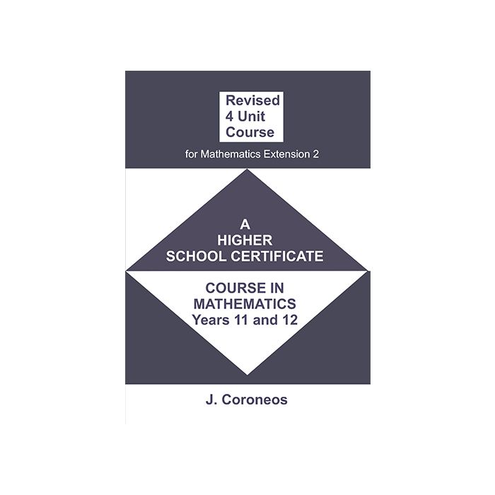 Revised 4 Unit Maths Course for Mathematics Extension 2 (Item no. 19)