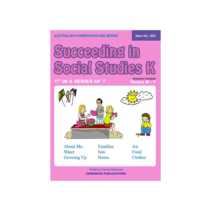 Succeeding in Social Studies Kindergarten (Title No. 503)