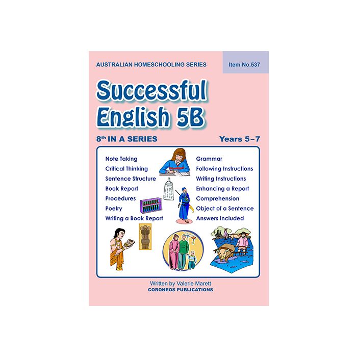 Successful English 5B - Australian Homeschooling Series (Item No. 537)