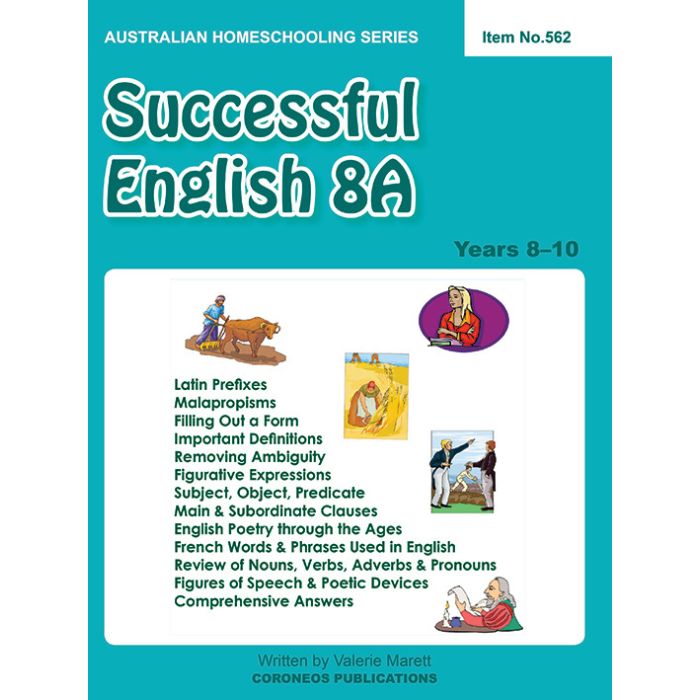 Successful English 8A (Australian Homeschooling no. 562)