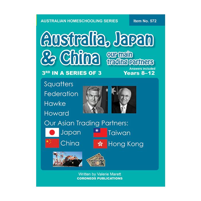 Australia, Japan and China (Australian Homeschooling Series) (Item no. 572)