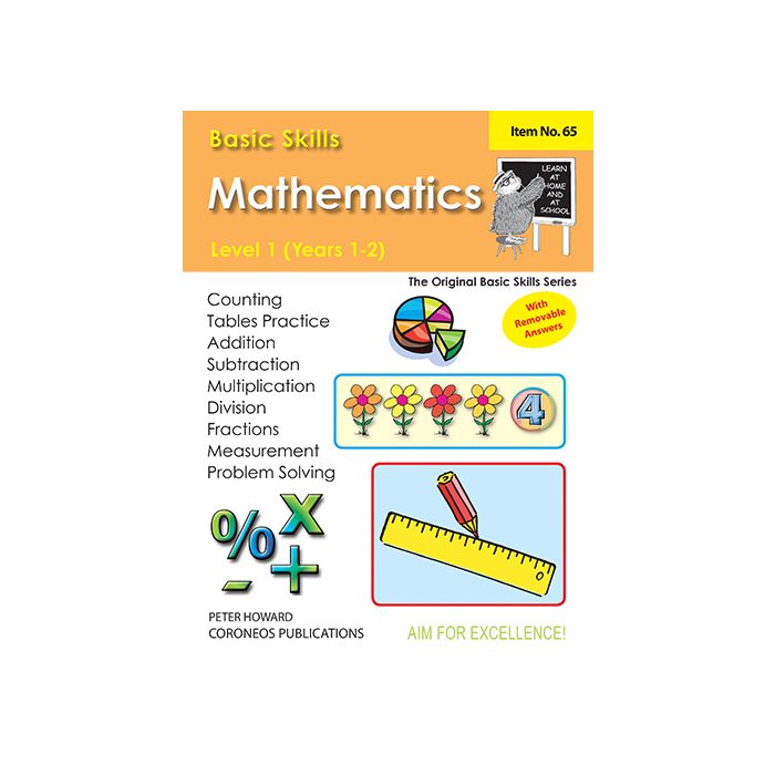 Basic Skills Maths Level 1 Yrs 1 - 2 (Basic Skills No. 65)