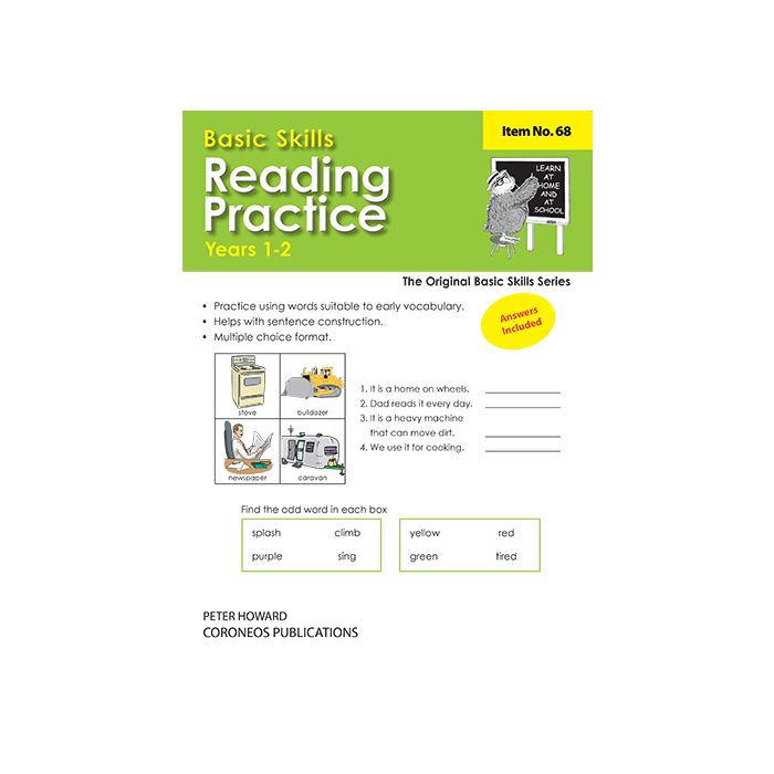 Reading Practice Yrs 1 to 3 (Basic Skills No. 68)
