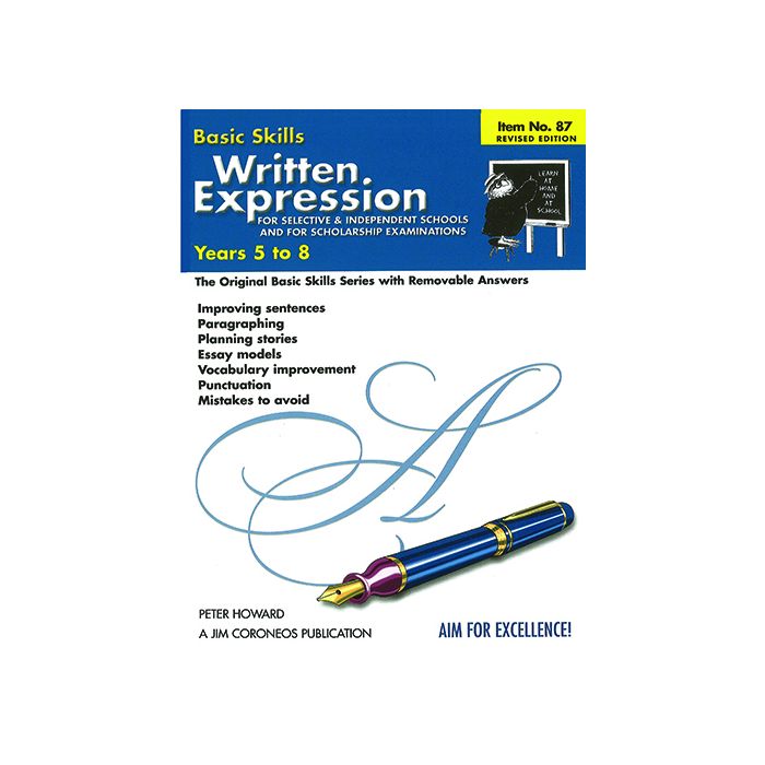Written Expression for Selective & Scholarship exams (Basic Skills 87)