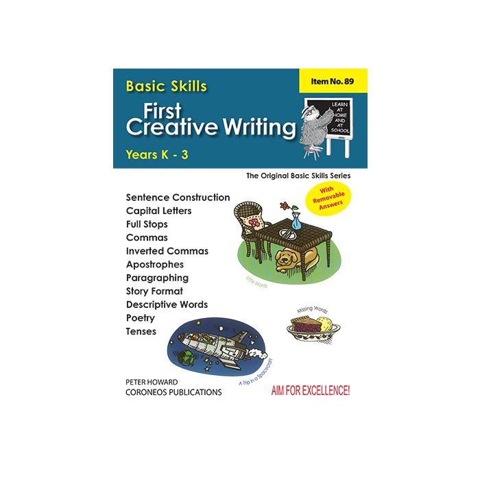 First Creative Writing Yrs K to 3  (Basic Skills No. 89)
