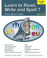 Learn to Read, Write & Spell Book 7 Yrs 5 to 10 (Item no.183)