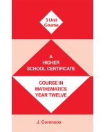 Year 12  3 Unit Maths Course (Item no. 8)