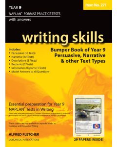 Writing Skills Bumper Book Year 9 NAPLAN Format* Practice Tests (Item no. 271)