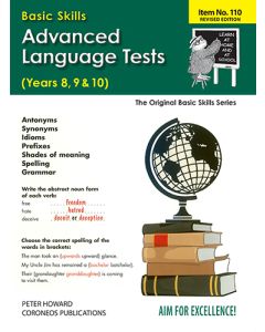 Advanced Language Tests Yrs 8 - 10 (Basic Skills No. 110)
