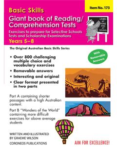 Basic Skills Giant Book of Reading / Comprehension Tests Years 5 to 8 (Basic Skills No. 173)