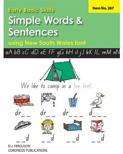 Early Basic Skills 2: Simple Words and Sentences using NSW font (No. 267)