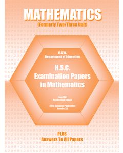 Past HSC 2 Unit/ 3 Unit Maths Papers from 1967 with Answers (Item No. 33)