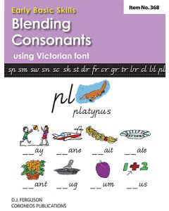 Early Basic Skills 3: Blending Consonants using Victorian font (No. 368)