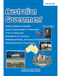 Australian Government (Australian Homeschooling Series) (Item no. 535)