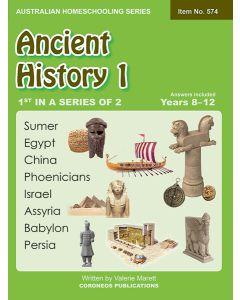 Ancient History 1 (Australian Homeschooling Series) (Item no. 574)