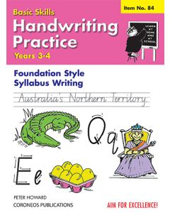 Handwriting Practice Yrs 3 to 4  (Basic Skills No. 84)