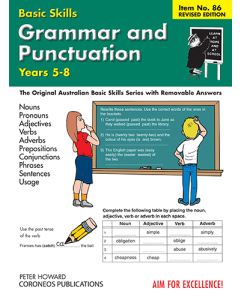 Grammar & Punctuation Level 2 Yrs 5 - 8 (Basic Skills No. 86)