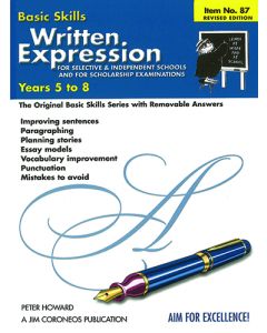 Written Expression for Selective & Scholarship exams (Basic Skills 87)