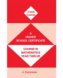 Year 12  3 Unit Maths Course (Item no. 8)